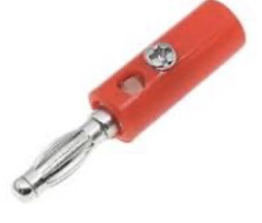 Banana Plug Male - Red