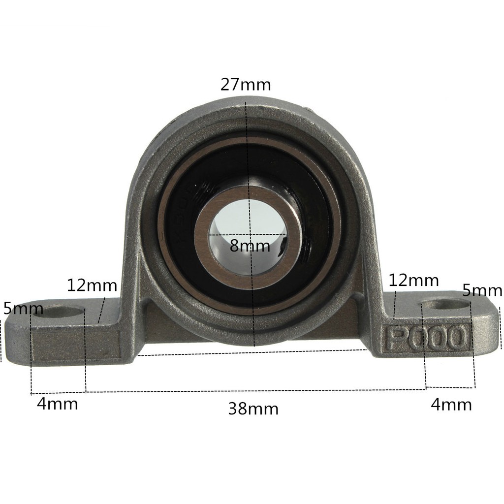 Pillow Block Bearings KP08 8mm Vertical - Image 2