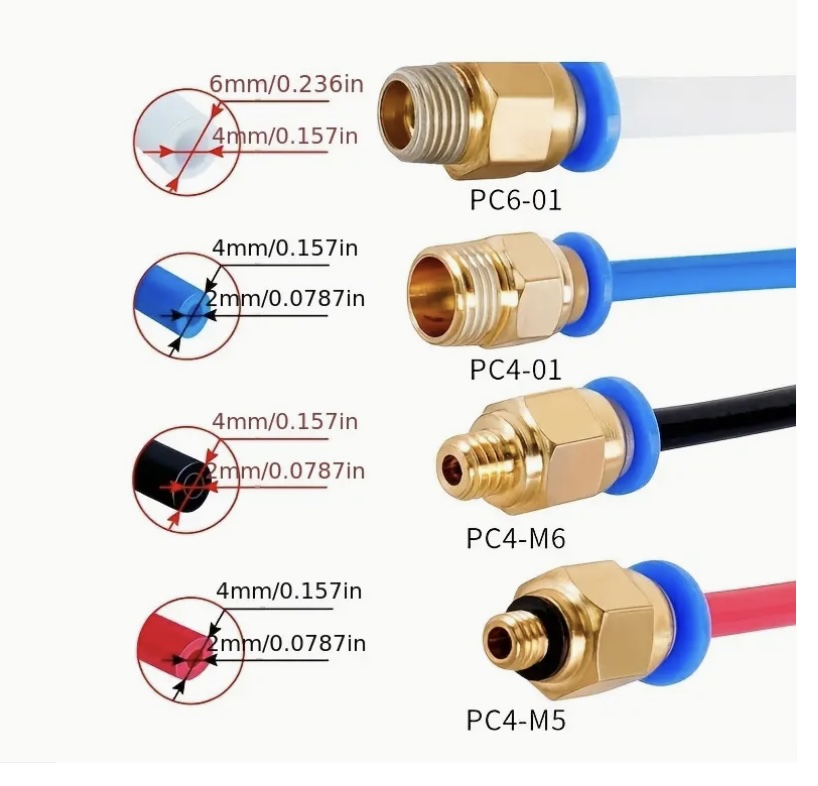 PC4-01 Brass Connector Pneumatic Coupling - Image 4