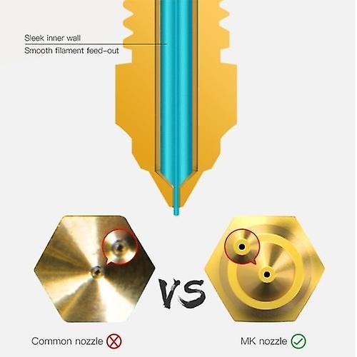 Brass Nozzle MK-CR6 Range- Multi Printer Compatibility - Image 2