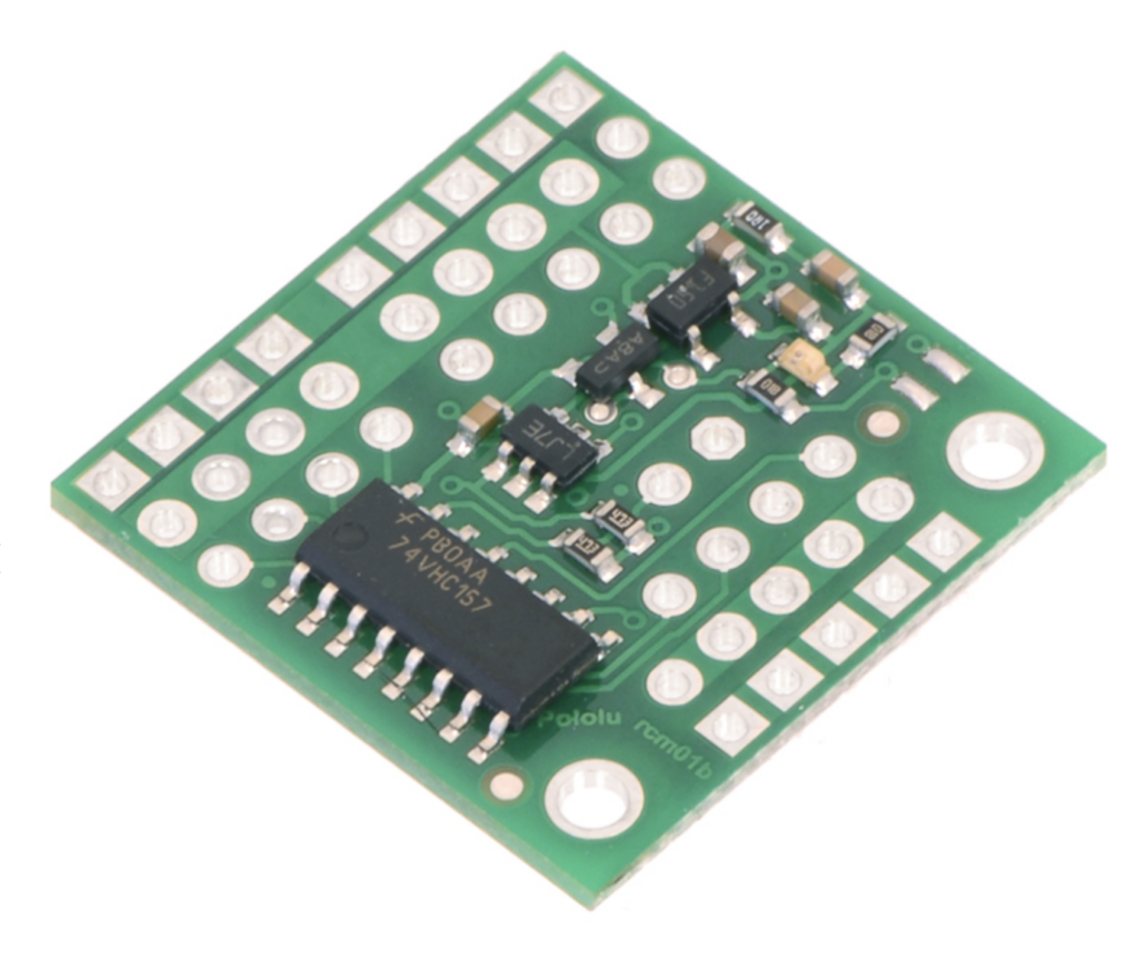 Pololu 4-Channel RC Servo Multiplexer (Assembled) - Stelltron