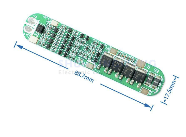 5S 18.5V 21V 18650 Lithium Battery Protection Board - Image 2