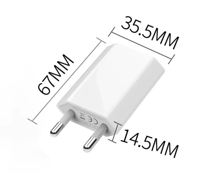 5V 1A EU AC USB Wall Charger Travel Power Adapter - WHITE - Image 3
