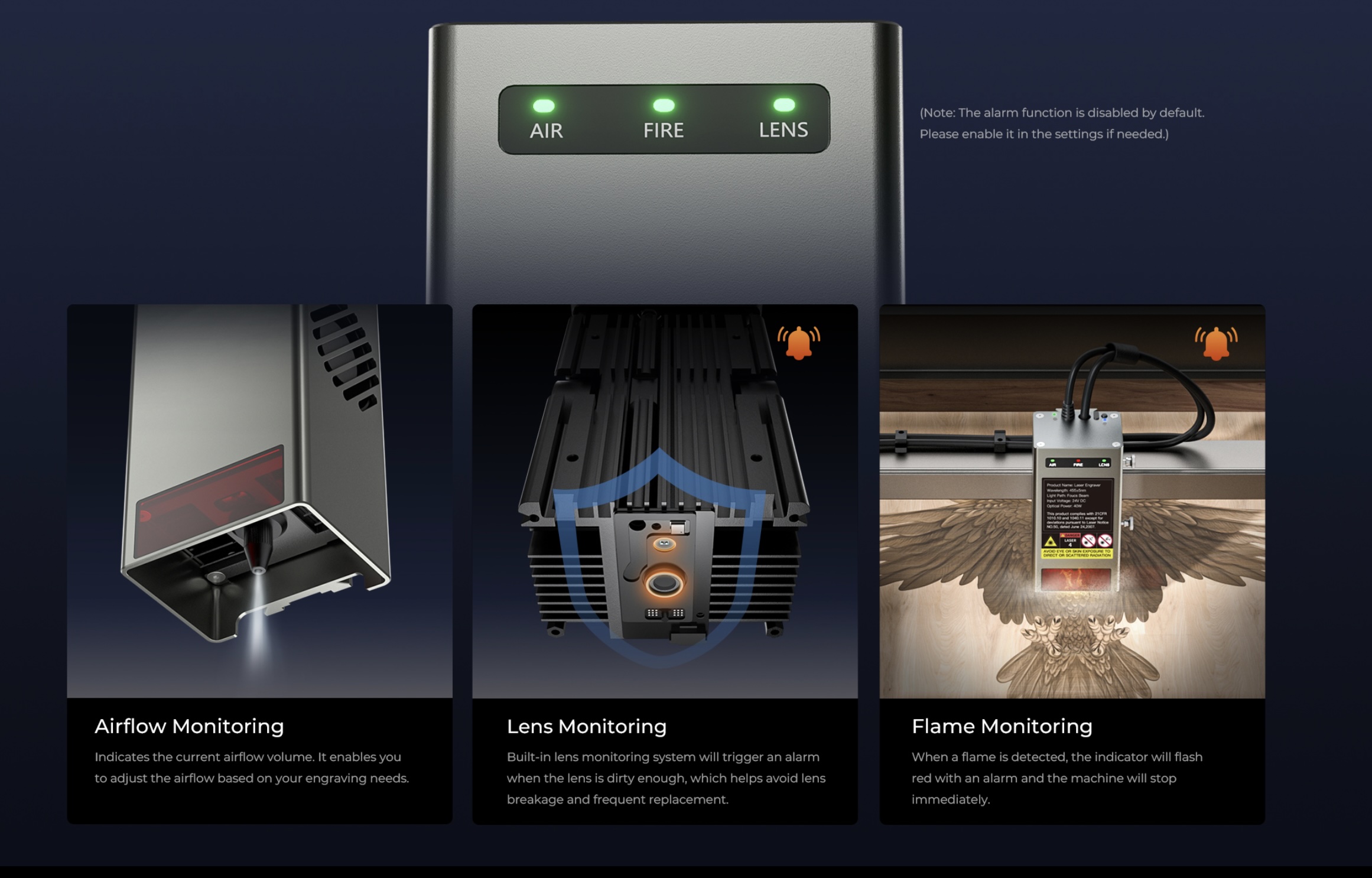 Creality Falcon2 Laser Engraver 40W Pro with Air Assist - Image 11