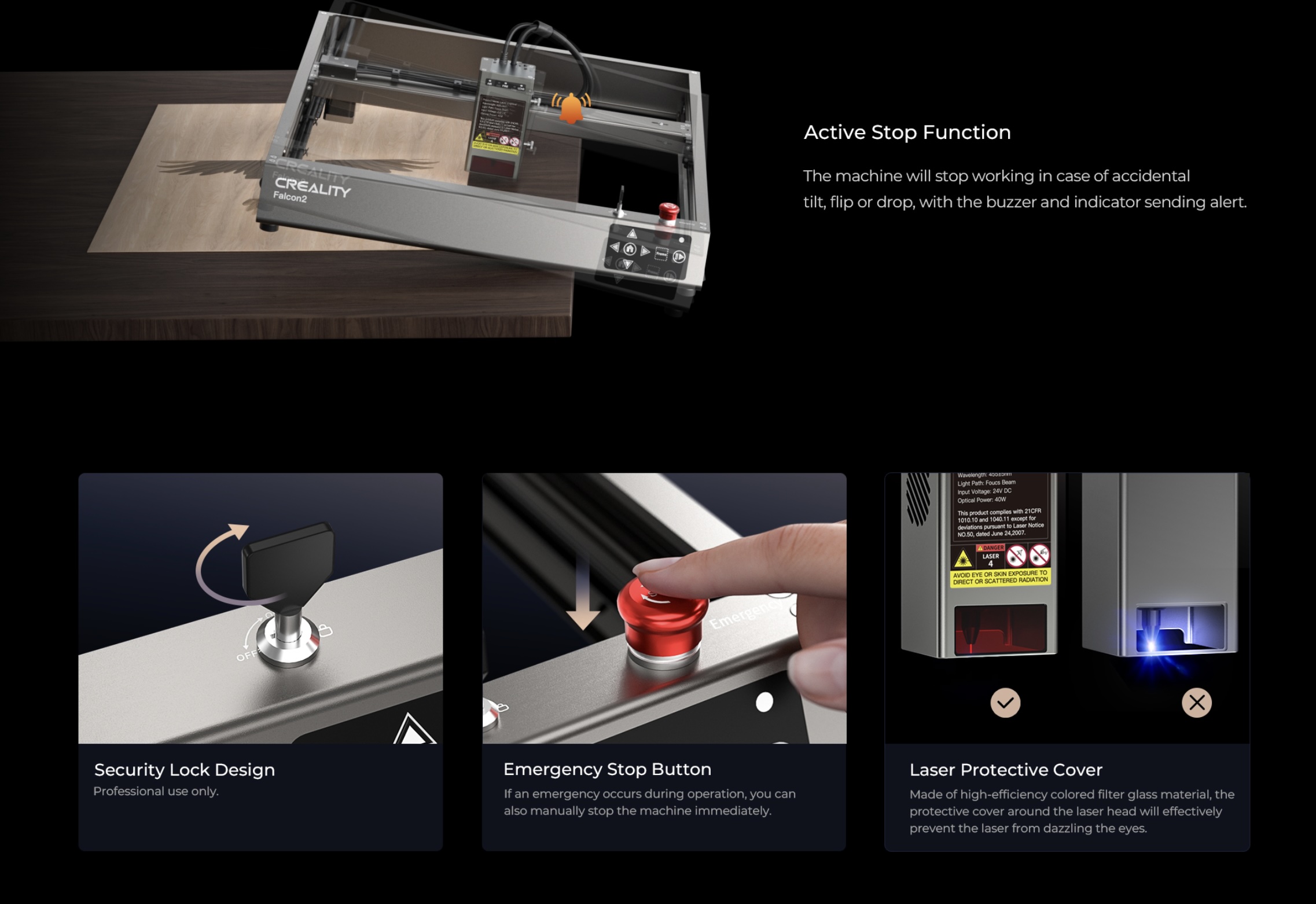 Creality Falcon2 Laser Engraver 40W Pro with Air Assist - Image 13