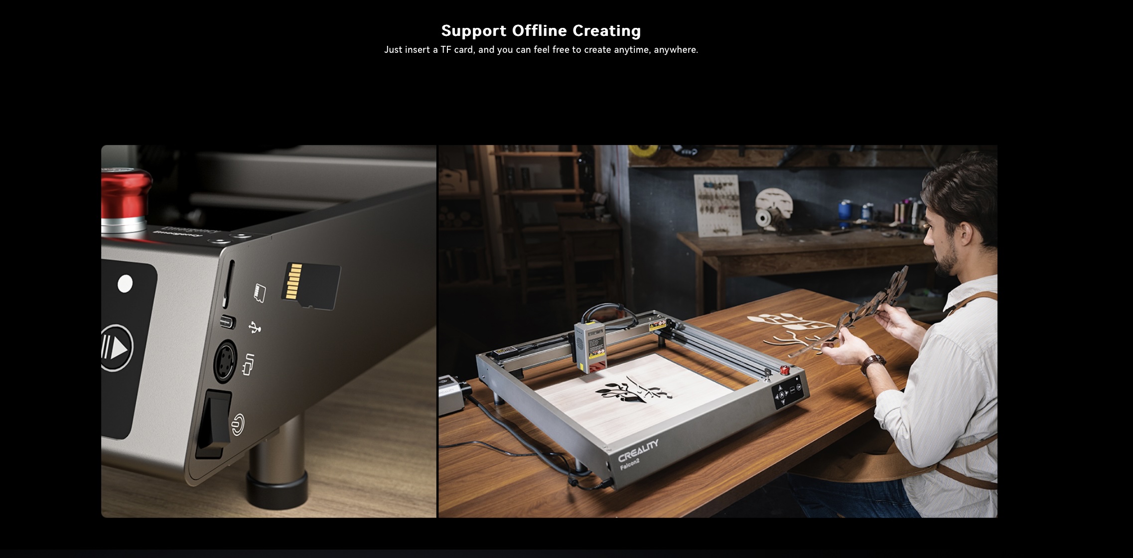 Creality Falcon2 Laser Engraver 40W Pro with Air Assist - Image 16
