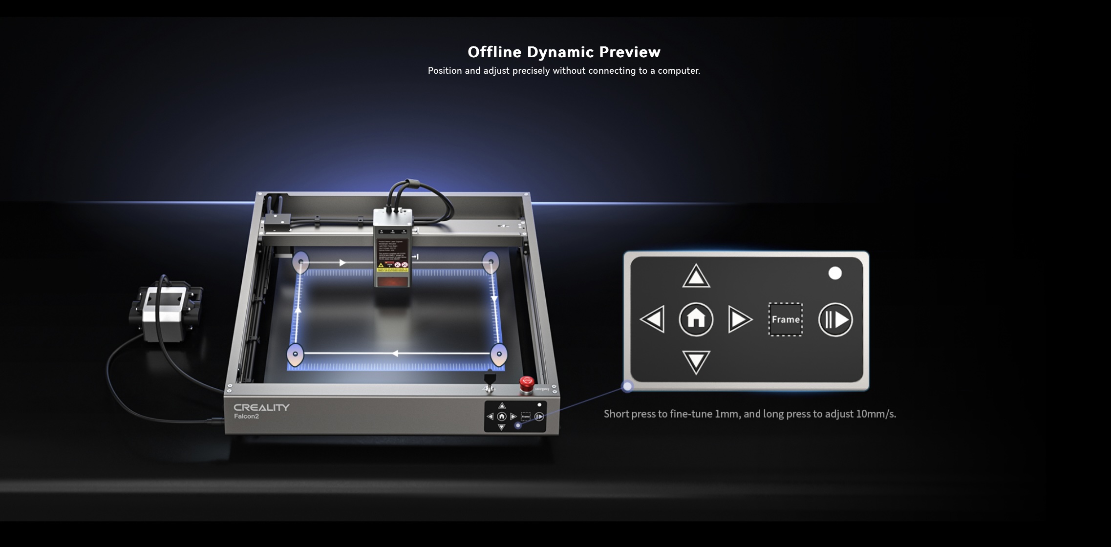 Creality Falcon2 Laser Engraver 40W Pro with Air Assist - Image 17