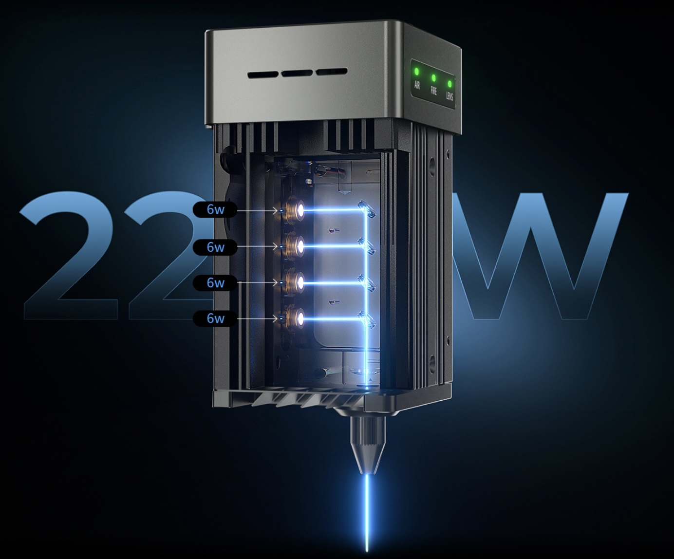 Creality CR Falcon2 Laser Engraver - 22W - Image 4