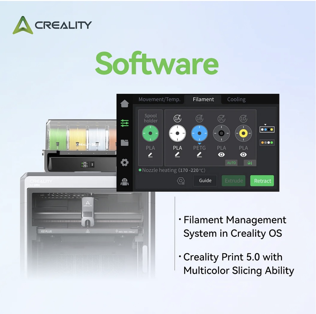 Creality K2 PLUS Multi-Color Combo 3D Printer - Image 21