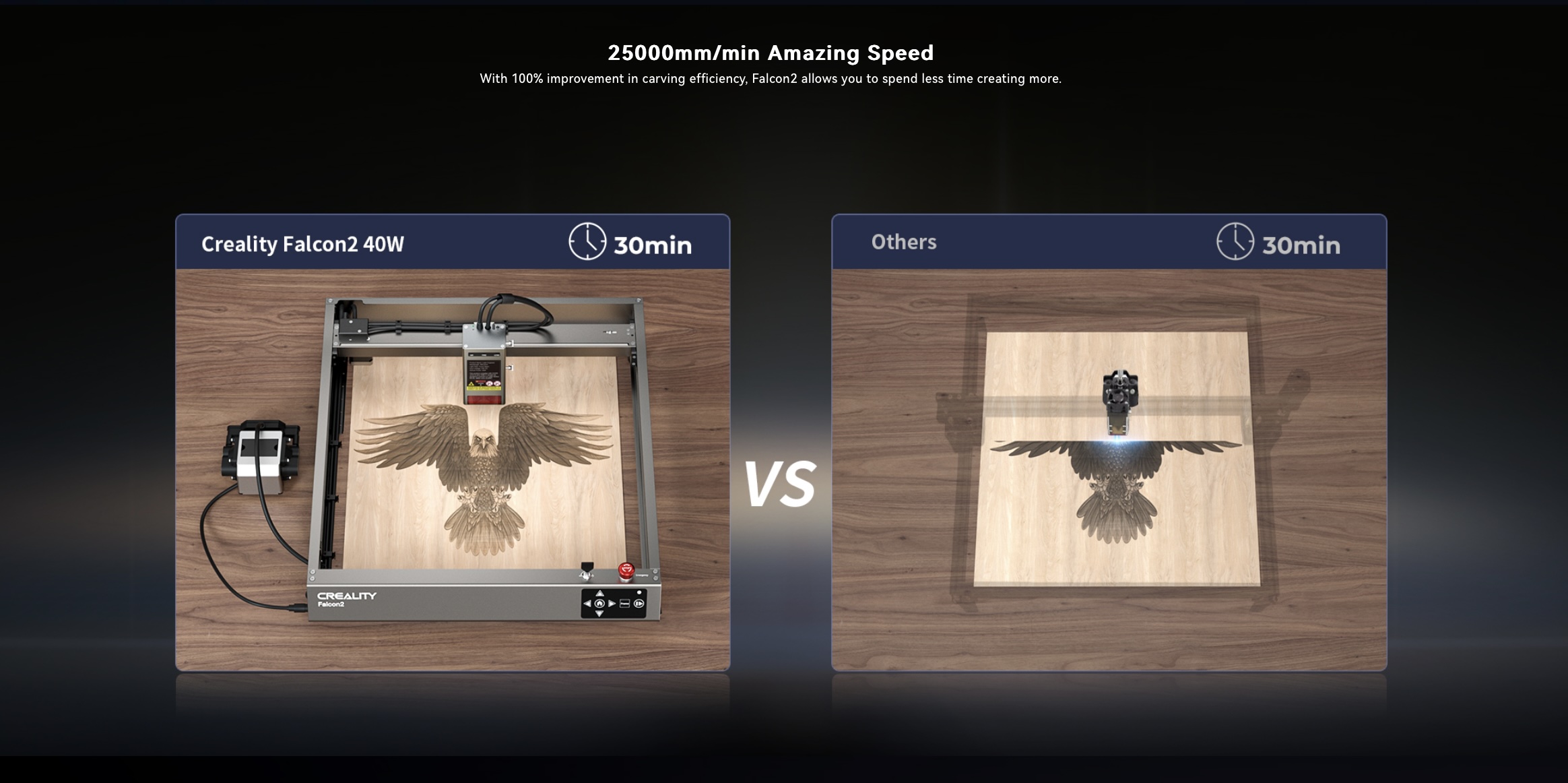 Creality Falcon2 Laser Engraver 40W Pro with Air Assist - Image 7