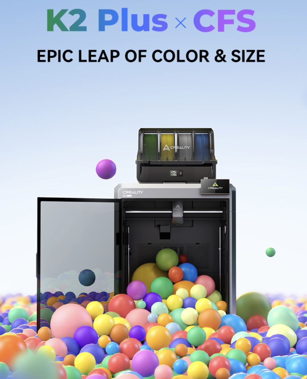 Creality K2 PLUS Multi-Color Combo 3D Printer