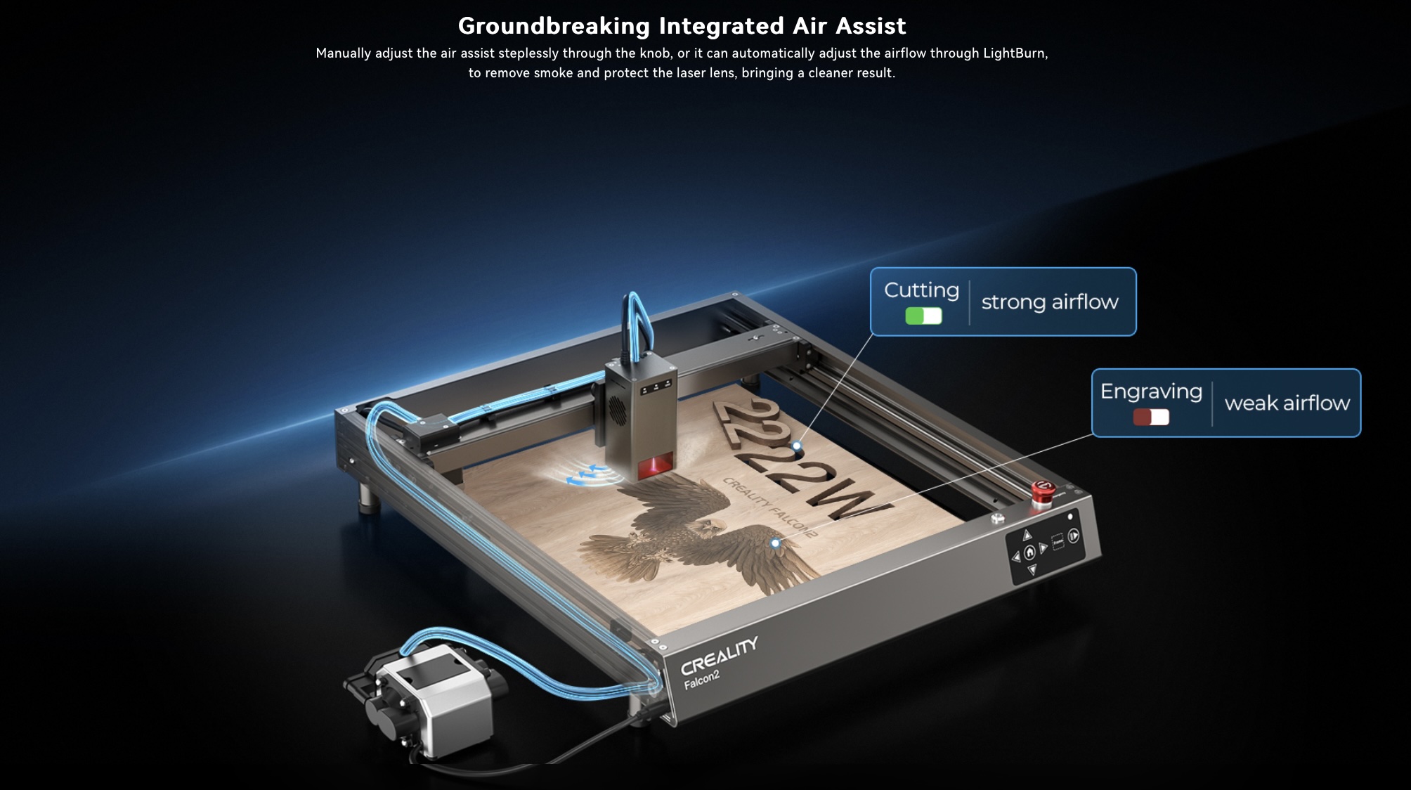 Creality CR Falcon2 Laser Engraver - 22W - Image 8