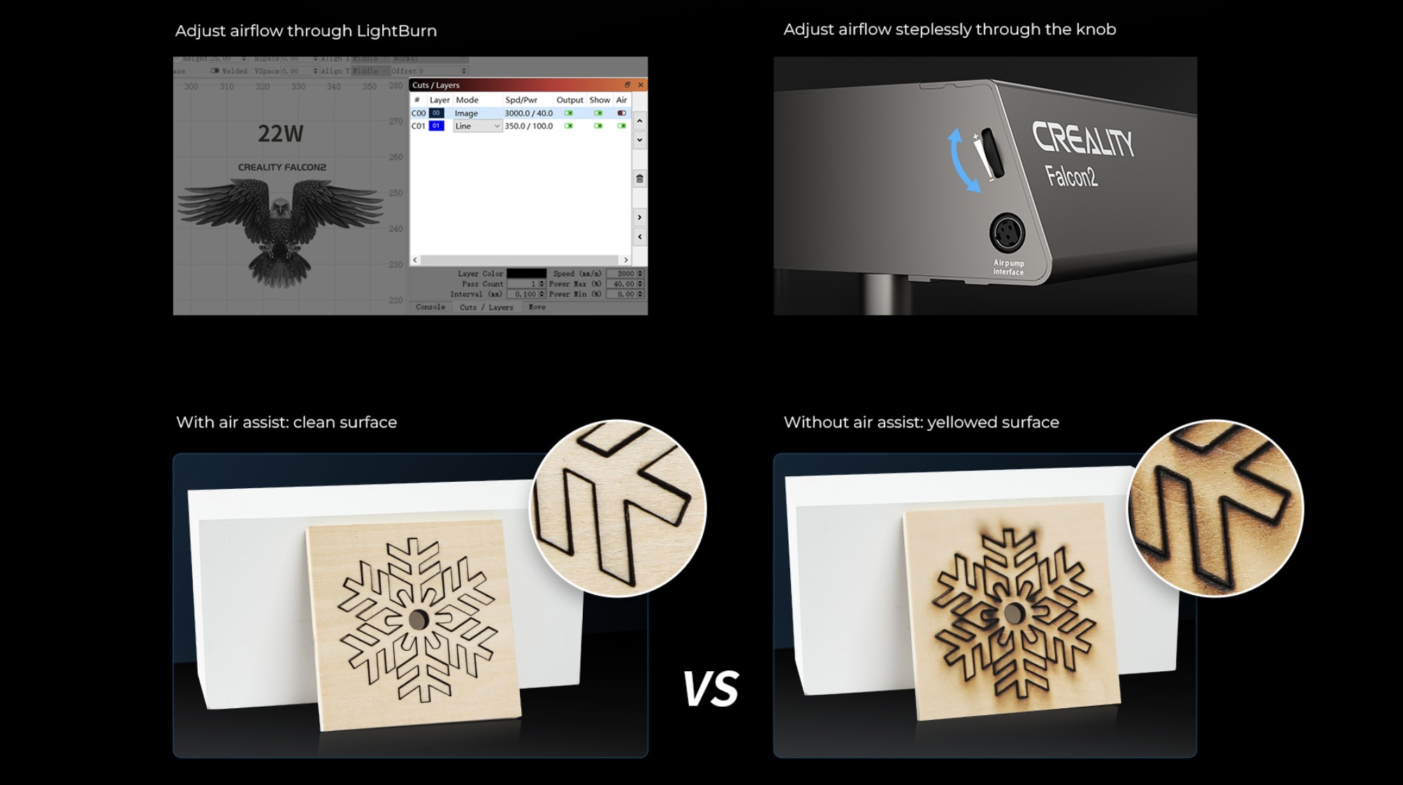 Creality CR Falcon2 Laser Engraver - 22W - Image 9