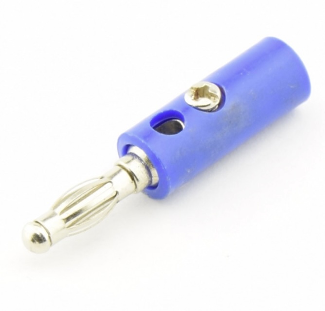 Banana Plug Male - Blue