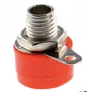 Banana 4mm Female Socket - Red