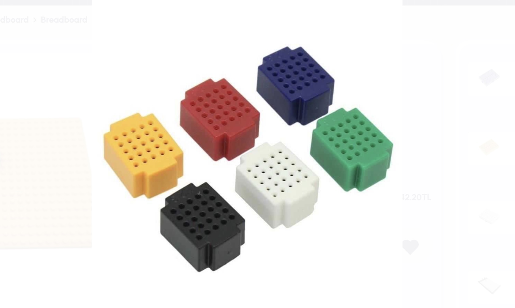 XF-25 Ultra Mini Colour Block Building Breadboard Set - Image 2