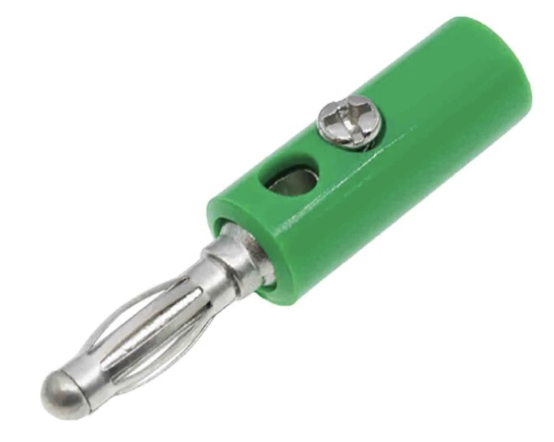 Banana Plug Male - Green