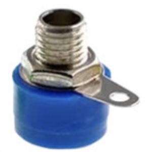 Banana 4mm Female Socket - Blue