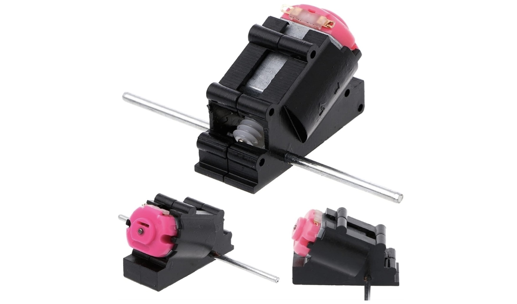 Dual Shaft Mini Worm Gear Motor DC 3-6V