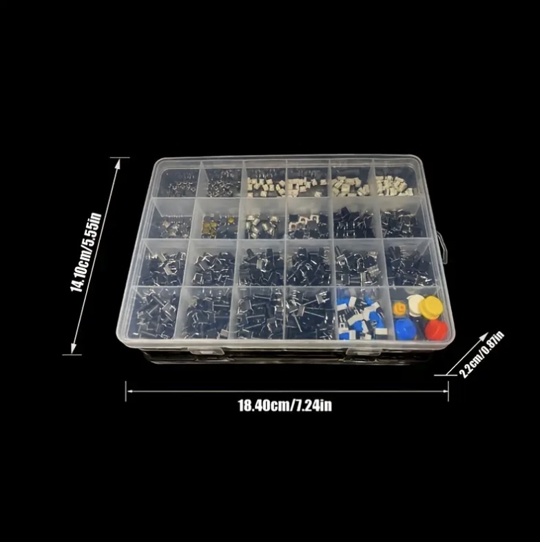 Tactile Push Button Switch Kit - 460 Piece - Image 4