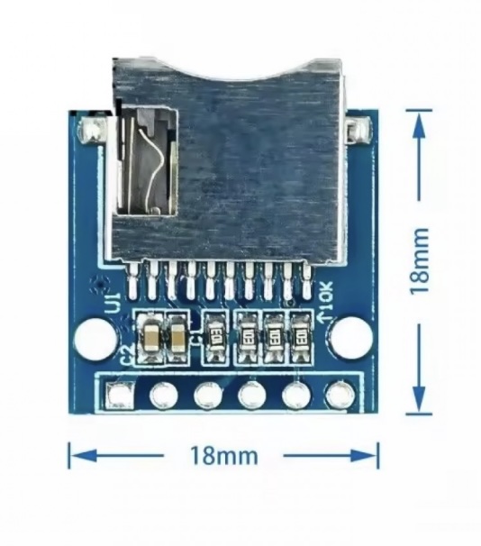 Mini TF Micro SD Card Reader Module - Image 3