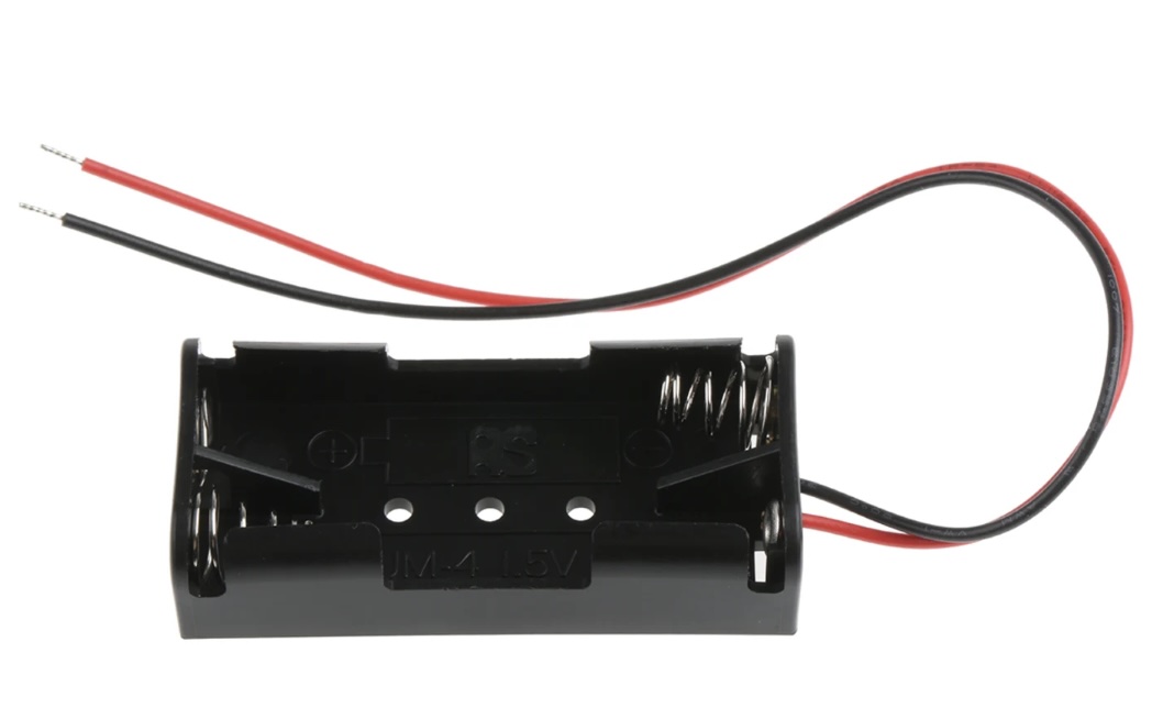 AAA Battery Holder Case 2 Channel