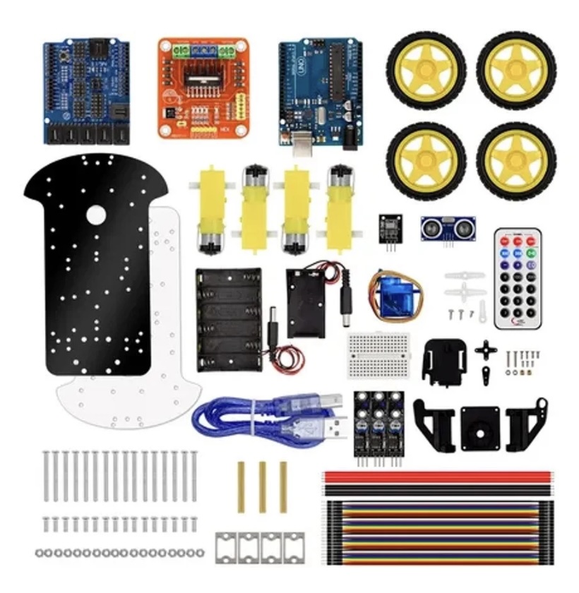 Multi-Functional 4WD Robot Car Chassis Kit - Image 2