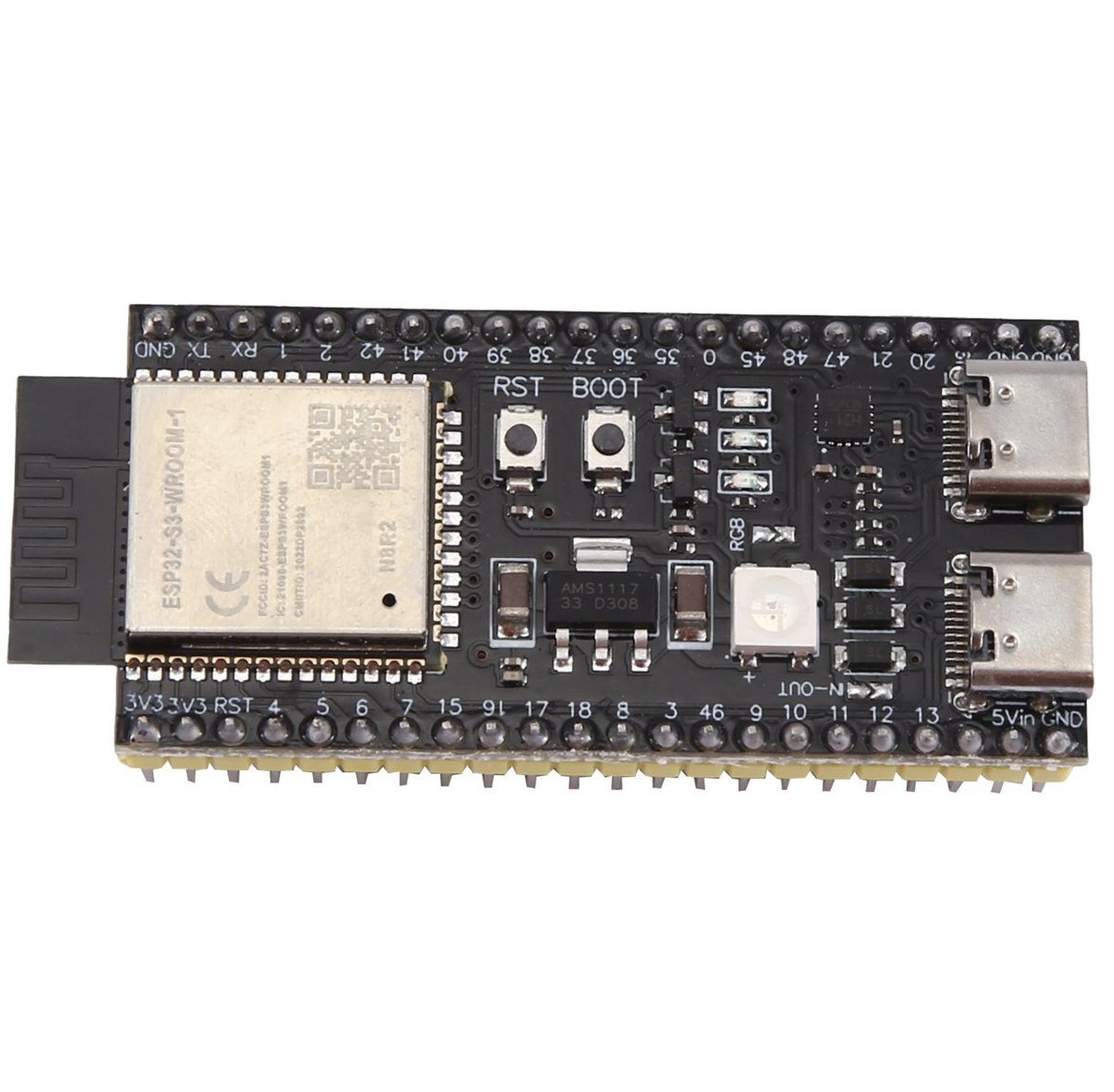 ESP32-S3 N16R8 Development Board DevKitC-1 WIFI Bluetooth Welding - Image 2