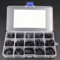 Rubber Silicone O-Ring Seal NBR Black – 200 Piece
