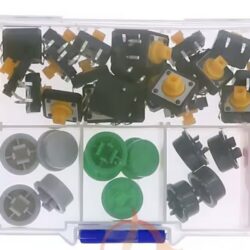 Tactile Micro Switch Button Kit - 56 Piece