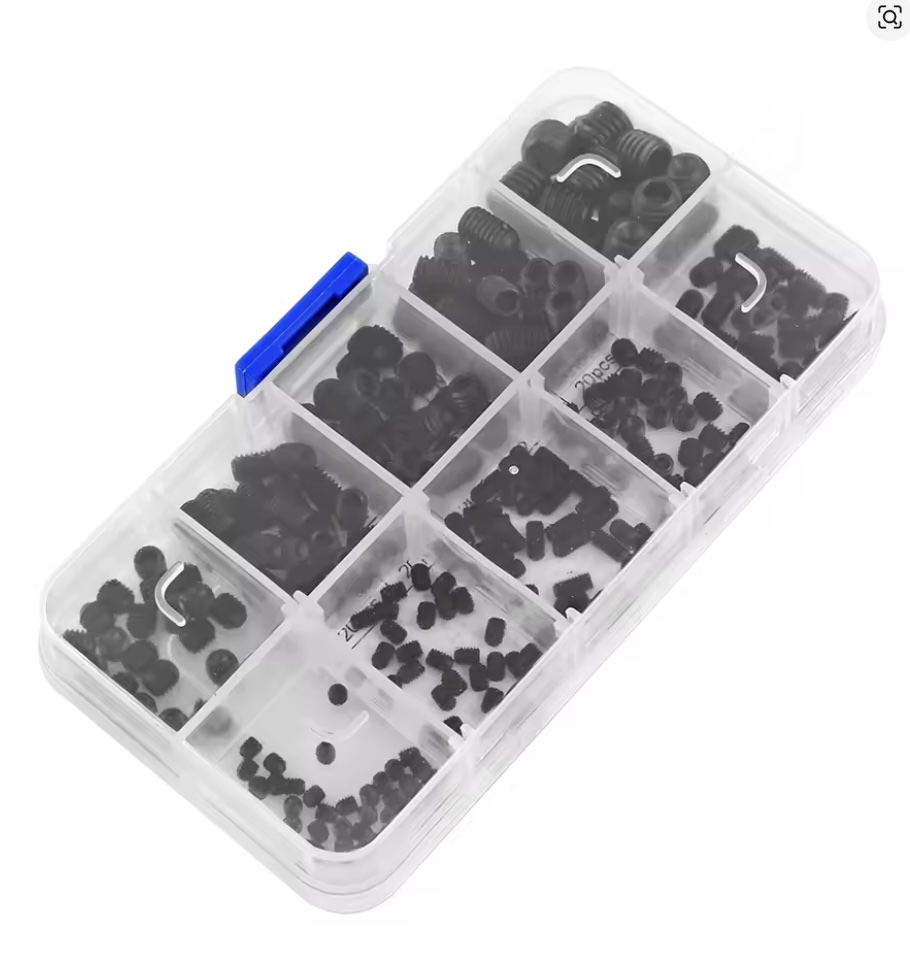Grub Screw Kit DIN916 - 240 Piece