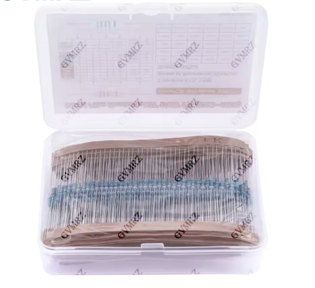 30Values 1/4W 1% Metal Film Resistor Kit - 600 Piece - Image 2