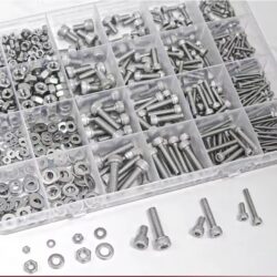 Stainless Steel Hex Head Screw Set - 918 Piece